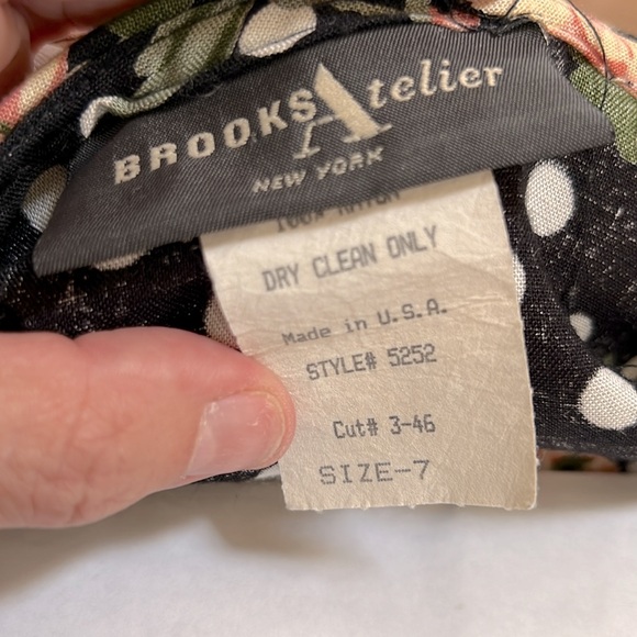 Vintage 1980’s Floral And Polka Dot Rayon Romper Shorts With Pockets - Picture 5 of 5